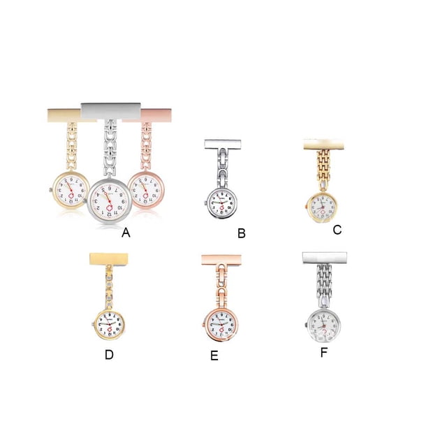 Minnieouse Reloj de bolsillo de aleación de 3 piezas, reemplazo colgante portátil, funcionamiento silencioso, alimentado por batería, relojes de Relojes Color mezclado Minnieouse BFH000426-00