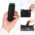 thumbnail image 4 of Unique Bargains 1 Pc Women's Portable Foldable Mirror Comb Travel for Curly Straight Dry Hair Black, 4 of 6