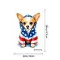 thumbnail image 4 of Amhnf American Flag Chihuahua Dog Garden Flag For Home Outdoor Garden Yard Decor 12x18 inch, 4 of 5