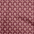 thumbnail image 1 of oneOone Silk Tabby Maroon Fabric Floral With Lines Sewing Fabric By The Yard Printed Diy Clothing Sewing Supplies 42 Inch Wide, 1 of 4