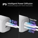 thumbnail image 4 of Spigen GaN 452 Total 45W 2 puertos GaN III Tech Dual USB C Cargador de pared PD 3.0 Bloque de carga, 4 of 6
