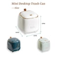 thumbnail image 4 of Countertop Trash Can , Waste Can with Press Type Lid, 0.5 Gallon/1.5 Liter Wastebasket Trash Can Dispenser, 4 of 5