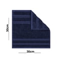 thumbnail image 3 of Toalla Facial Twist 30x30cm Color Azul Marino, 3 of 3