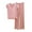 Pink, variant on HUJlwoi Lounge Sets for Women 2 Piece Modal Pjs Sets Crew Neck Sleepwear with Long Pants Matching Pajama Sets Comfy Solid Color Nightwear