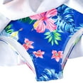 thumbnail image 7 of Esaierr Girls Bikini Swimsuit One Piece Bathing Suit Floral Quick Dry Beach Swimwear for Toddler 4-12Y, 7 of 7