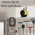 thumbnail image 4 of Dura Heat - Calentador eléctrico de aire forzado de 240 V, protección contra sobrecalentamiento, tamaño mediano, amarillo, 4 of 5