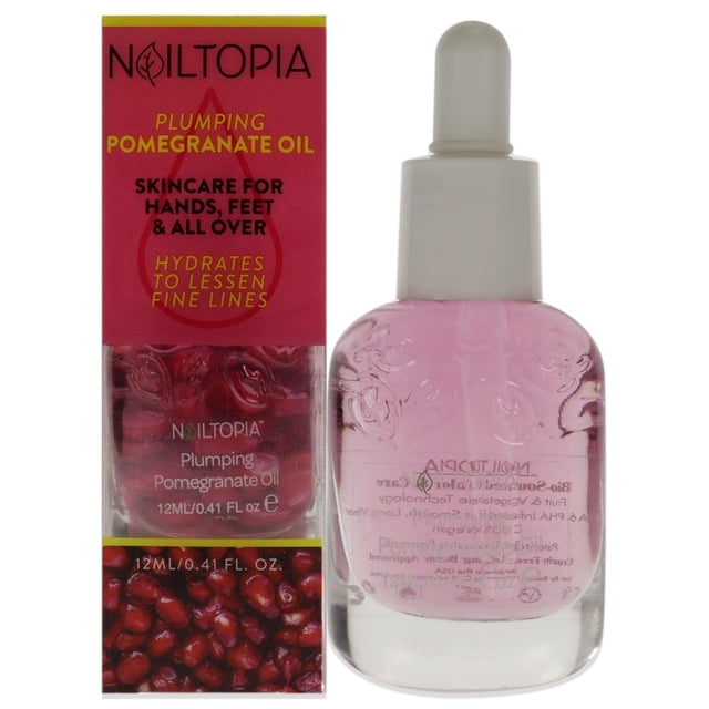 Nailtopia aceite de uñas Aceite de Granada Fresco Hidratante y Regenerador 0.41 oz Nailtopia aceite de uñas 0.41 oz
