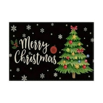 Dmlowu Christmas Placemats Set of 4 - Heat Proof Table Mats for Party Holiday Decor, Merry Christmas Decorations Placemats, Insulation Holiday Gift for Dining Table