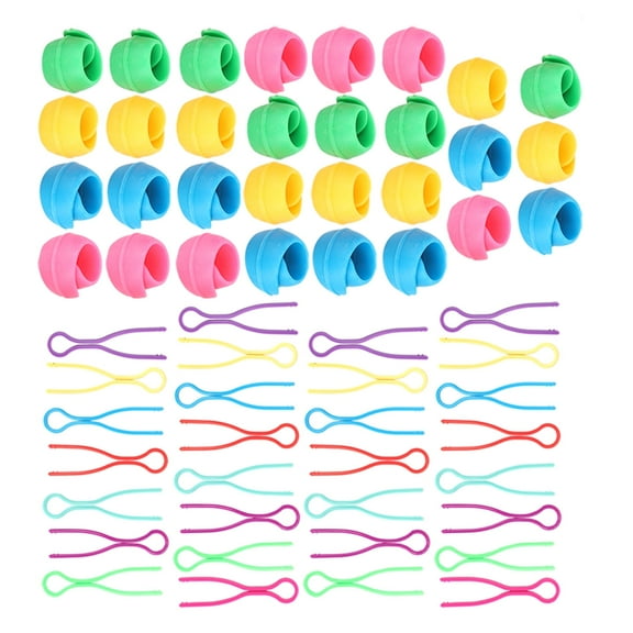 Dioche 60Pcs Bobbin Thread Holder Spool Huggers Clips Organizing Clamps Sewing Accessories,Bobbin Thread Clamps,Thread Spool Huggers