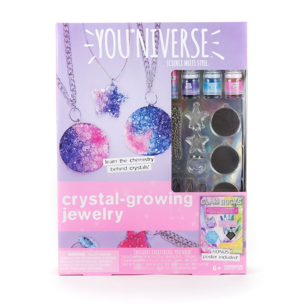 YOU*niverse Crystal Growing Jewelry Kit