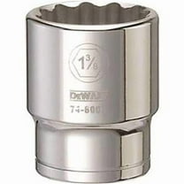 DeWALT DWMT74600OSP Drive Socket SAE Measuring 3/4 in Drive 12-Point 1-3/8 in Socket Vanadium Steel