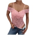 thumbnail image 2 of Body moldeador de encaje para mujer, mono con tirantes, ropa moldeadora para mujer, 2 of 9