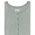 thumbnail image 2 of Wonder Nation Girls Short Sleeve Ribbed Top, Sizes 4-18 & Plus, 2 of 3