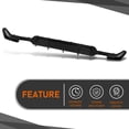 thumbnail image 6 of Rear Bumper Diffuser Quad Exhaust Fit For 14-20 BMW F32 F33 F36 4 Series M Sport, 6 of 11