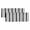 Black gray, variant on 2 Pack Valances for Windows, Navy Blue Gray Striped Window Valances for Living Room/Bedroom/Bathroom, Farmhouse Stripe Art Light Filtering Kitchen Curtain Valance Window Treatment 42"W x12" L