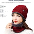 thumbnail image 4 of Set de 2 Gorros de Invierno con Bufanda, Bluelander, Unisex, 4 of 5