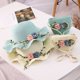 thumbnail image 4 of Conjunto de sombrero de paja para padres e hijos de verano, sombrero de playa para niños, sombrero parasol con flores frescas para niñas, 4 of 6