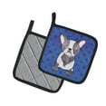 thumbnail image 2 of Caroline's Treasures French Bulldog Polkadot Watercolor Pair of Pot Holders, 2 of 3
