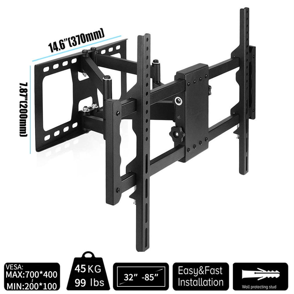Wisfor 32-80" Full Motion Articulating TV Wall Mount Bracket for Samsung Sony Sharp Kogan, Tilt & Swivel