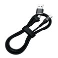 thumbnail image 1 of Data Cable 2-in-1 Fast Charging PD 60W USB Type-C to Type-C Mobile Phone Charger Cord Data Line for Home, 1 of 10