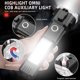 thumbnail image 2 of Martillo de seguridad multifunción Labymos linterna de luz fuerte antorcha de escape de emergencia Negro, 2 of 8
