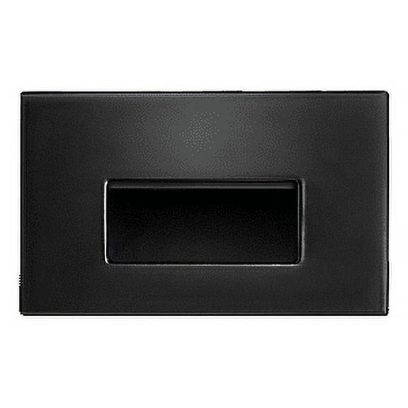 RAB Lighting 3W LED Horizontal Steplight Recessed Residential Warm Black