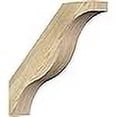 thumbnail image 3 of Ekena Millwork BRC04X20X20FST00RDF Genouillère Funston Rugueuse 4"L x 20"P x 20"H, Douglas Sapin, 3 of 4