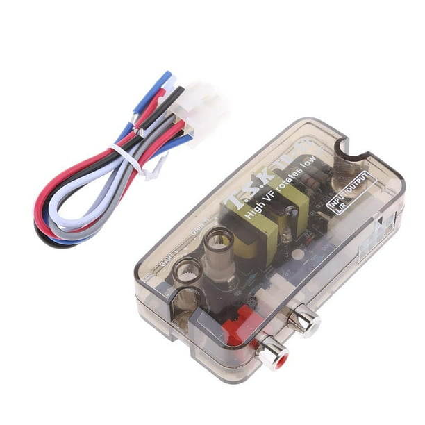 Convertidor de Salida de Línea a Baja de a RCA para Audio de Automóvil / Hogar