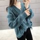 thumbnail image 3 of Suéter de mujer de cuello alto de Navidad estilo coreano igual que los suéteres de celebridades de Internet suéteres dulces femeninos de otoño e invierno de tela, 3 of 5