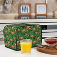 thumbnail image 6 of Uemuo Flamingo Print Toaster Cover 2 Slice, Small Kitchen Appliance Covers, Toaster Oven Cover with Loop, Bread Machine Cover Dust Cover Protection, 6 of 7