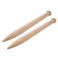 thumbnail image 3 of Hand Weaving Tool Wooden Knitting Pin, Pratical Crochet Hook, For Carpet Sweater 25mm, 3 of 8