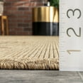 thumbnail image 5 of nuLOOM Aria Tribal Transitional Indoor/Outdoor Area Rug, 2' x 8', Runner, Aria Brown, 5 of 6
