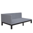 thumbnail image 5 of Royard Oaktree Twin Size Upholstered Daybed, L-Shaped Linen Corner Sofa Bed Frame for Living Room, 5 of 7