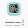 thumbnail image 2 of Mini Face Electronic Thermometer Home Office LCD Thermometer Double Sided Tape, 2 of 5