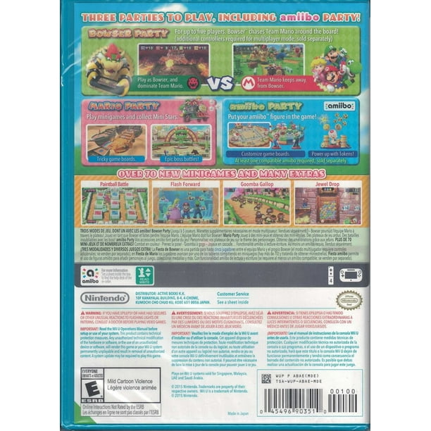 Mario Party 10 Nintendo Wii U Walmart Business Supplies