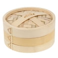 thumbnail image 1 of MasteelfCA 1 Set Kitchen Bamboo Food Steamer Premium Food Steamer Durable Food Steamer, 1 of 7