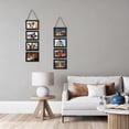 thumbnail image 5 of 4x6 Picture Frames Collage Set of 2, Black 8 Opening Horizontal Frame for Wall Decor, 5 of 6