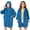 Sea Blue, variant on Hooded Towel Robe for Boys Girls 7-12, Kids Swim Cover Up Hoodie, Zip Up Changing Poncho, Quick Dry Absorbent Fleece Swimsuit Coverup for Pool Beach Surf Bath, Sea Blue