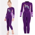 thumbnail image 4 of Niños Niñas Traje de neopreno de cuerpo completo de una pieza Traje de baño de manga larga con cremallera Traje de baño Surf Esnórquel Trajes de buceo XXL Macarena Traje de buceo de una pieza para niños, 4 of 8
