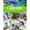 thumbnail image 3 of PULIOU Men Grip Soccer Socks, 3 Pairs, Non Slip Silicone Grip, Breathable Cushioned Athletic Socks for Sports Training, Blue, 3 of 7