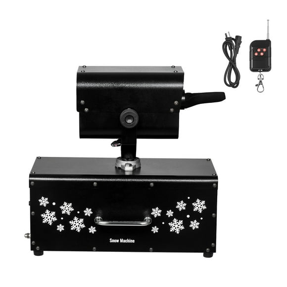 KFFKFF Snow Machine, 1200W 90° Shaking Head Snow Maker with Wireless Remote Control, High Output Snowmaking Machine Coverage up to 12 ㎡