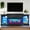 Antique Black, variant on Merluxy 60" Farmhouse 3-Sided Fireplace TV Stand for TVs up to 65", Entertainment Center with Adjustable Shelves, Distressed White