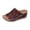 Wine, variant on XEGLSBU Orthopedic Sandals for Women, Women's Wide Width Flat Sandals with Arch Support, Wedge & Flip Flops, Casual Gladiator Sandals in Faux Leather & Leather, Open Toe, Spring, Summer & Fall