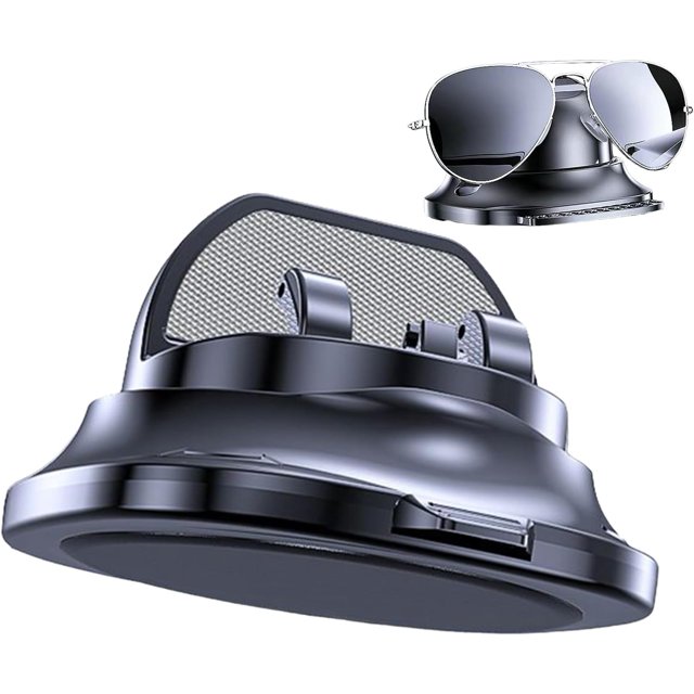 Car Phone Holder,360 Degree Rotating Automobile Bracket - Dashboard Phone Holder with Parking Number Plate - for Road Trips GPS Direction Music Control Video Streaming Daily Commuting