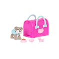 thumbnail image 4 of Pucci Pups - Juego de cachorros coleccionables - 6 perros de juguete, incluido el caniche - Bolso portabebés - Cuencos de comida y accesorios - Juguetes para niños mayores de 3 años, 4 of 5