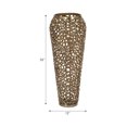 thumbnail image 7 of Sagebrook Home Glam Modern Metal Gold Cutout Floor Vase, 7 of 7
