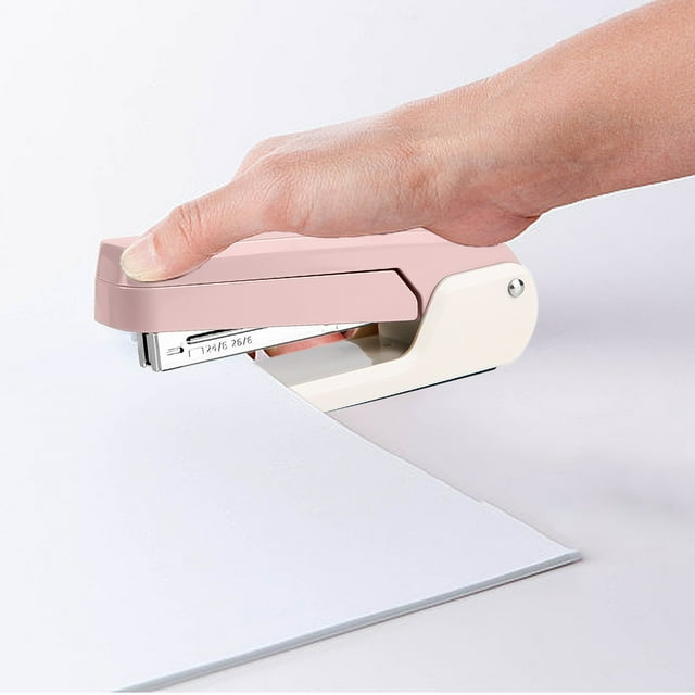 Metal Stapler, Heavy Duty 25 Sheet Capacity Desk, Full Sheet Stapler Non Slip Office Stapler Swivel Staple Centerfold For Offices And Classrooms