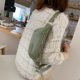 thumbnail image 5 of Riñonera con cremallera de PU para mujer, minibolso de hombro de Color sólido para mujer (verde) Likrtyny multifunción de oficina, 5 of 9
