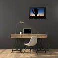 thumbnail image 4 of Malvin, Larry 24x17 Black Modern Framed Museum Art Print Titled - Clear Saguaro Sunset I, 4 of 5