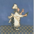thumbnail image 2 of Marrott, Stephanie 26x26 Gold Ornate Wood Framed with Double Matting Museum Art Print Titled - Wine Chef, 2 of 4